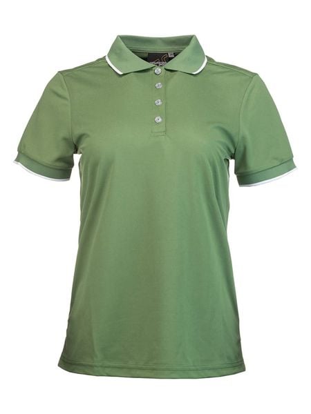 Traunstein Sport Funkcyjna koszulka polo w kolorze zielonym rozmiar: 36. Zielone t-shirty sportowe Traunstein Sport, bez wzorów, z materiału, bez ramiączek. Za 91.99 zł.