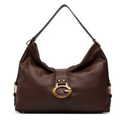 Torebka Guess. Brązowe torebki klasyczne Guess, z aplikacjami, klasyczne, bez dodatków. Za 714.99 zł.