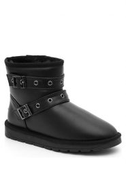ISLAND BOOT Botki zimowe "Eternity" w kolorze czarnym rozmiar: 40. Czarne botki Island Boot, bez wzorów, z materiału, bez obcasa, bez zapięcia. Za 138.21 zł.