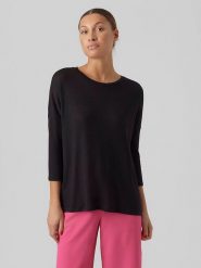 Vero Moda Sweter w kolorze czarnym rozmiar: M. Czarne swetry Vero Moda, m, bez wzorów, bez ramiączek. Za 52.67 zł.
