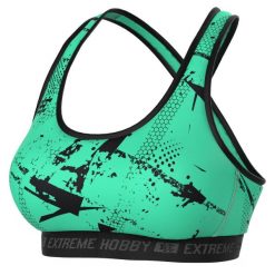 Stanik sportowy fitness siłownia MMA EXTREME HOBBY NEO. Czerwone biustonosze sportowe EXTREME HOBBY, bez wzorów, z elastanu, na fitness i siłownię. Za 139.00 zł.