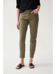 TATUUM Spodnie w kolorze khaki rozmiar: 44. Brązowe jeansy Tatuum, z aplikacjami, z materiału, klasyczne, z podwyższonym stanem. Za 141.19 zł.