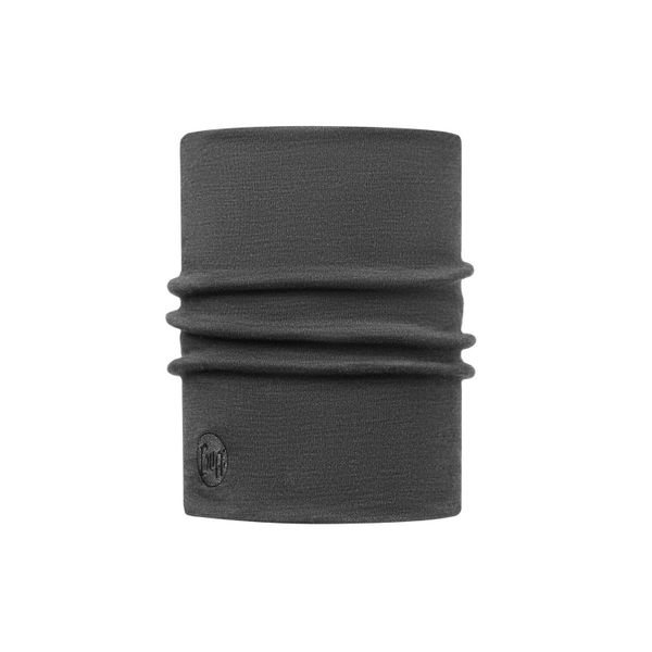 Komin wielofunkcyjny z wełny merynosów Buff Merino Heavyweight. Szare szaliki i kominy Buff, bez wzorów, z wełny, sportowe. Za 168.00 zł.