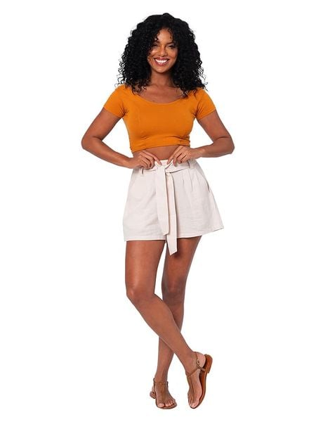 Aller Simplement Szorty w kolorze białym rozmiar: 42. Białe szorty Aller Simplement, bez wzorów, z tkaniny, klasyczne. Za 74.81 zł.