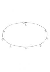 Elli Damski Choker Solitaire z kryształami cyrkonii w srebrze 925 Sterling Silver Naszyjniki 1 ct. Szare naszyjniki Elli, z materiału, z cyrkonią, srebrne. Za 268.99 zł.