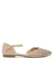 Lasocki Baleriny RST-KAJA-24 Beżowy. Brązowe baleriny Lasocki, bez wzorów, ze skóry, bez obcasa, bez zapięcia. Za 169.99 zł.