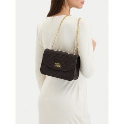 Torebka Badura. Brązowe listonoszki Badura, bez wzorów, bez dodatków. Za 249.99 zł.