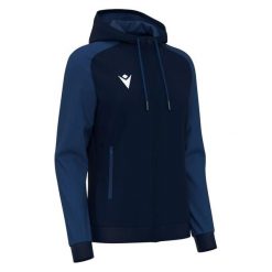Damska bluza z kapturem full zip Macron Atlas. Niebieskie bluzy z kapturem Macron, l, bez wzorów, z dzianiny, z kapturem. Za 273.00 zł.