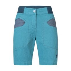 Szorty damskie Rafiki Juno. Niebieskie szorty RAFIKI, bez wzorów, sportowe. W wyprzedaży za 286.25 zł.