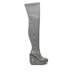 Muszkieterki United Nude. Szare kozaki United Nude, bez wzorów, bez obcasa, na koturnie, bez zapięcia. Za 1,899.00 zł.