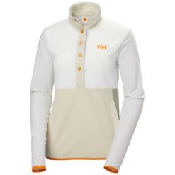Damski polar Helly Hansen Daybreaker Snap. Białe bluzy z polaru Helly Hansen, bez wzorów, z polaru. Za 373.00 zł.
