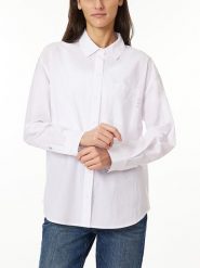 Scotch & Soda Koszula w kolorze białym rozmiar: M. Białe koszule Scotch & Soda, m, bez wzorów, z bawełny, bez kołnierzyka, bez ramiączek. Za 166.88 zł.