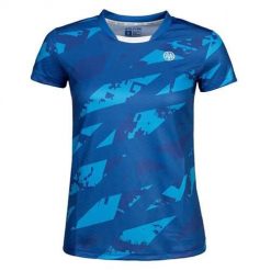 Koszulka treningowa damska Oliver Boston. Niebieskie t-shirty sportowe OLIVER, s, bez wzorów, z materiału, bez ramiączek, na fitness i siłownię. Za 275.00 zł.