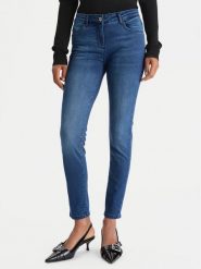 Patrizia Pepe Jeansy CP0509/D1HIB-C920 Granatowy Slim Fit. Niebieskie jeansy Patrizia Pepe, bez wzorów, z jeansu. Za 749.99 zł.