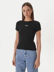 Guess Jeans T-Shirt W6GPZ3 KA0H1 Czarny Slim Fit. Czarne t-shirty Guess Jeans, xl, z aplikacjami, z bawełny, bez kołnierzyka, bez ramiączek. Za 159.99 zł.