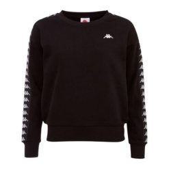 Damska Bluza Janka. Czarne bluzy Kappa, xl, bez wzorów, sportowe, bez ramiączek, bez kaptura. Za 124.99 zł.