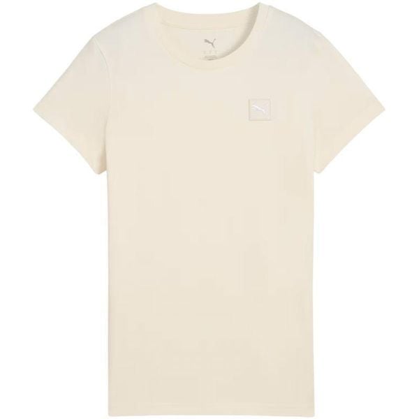 T-shirt Damski ESS Elevated. Brązowe t-shirty Puma, bez wzorów, sportowe, bez kołnierzyka, bez ramiączek. Za 120.99 zł.