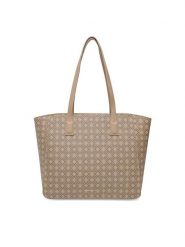Gino Rossi Torebka TYLO-1612 Beżowy. Brązowe shopper bag Gino Rossi, bez wzorów, z tworzywa sztucznego, bez dodatków. Za 249.99 zł.