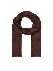 Guess Szal AW5685 POL03 Brązowy ciemny. Brązowe szaliki i kominy Guess, z aplikacjami, z poliesteru. Za 194.99 zł.