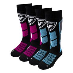 Skarpety narciarskie damskie Rossignol L3 Thermotech 2 pary. Czarne skarpetki Rossignol, bez wzorów, narciarskie. Za 180.00 zł.