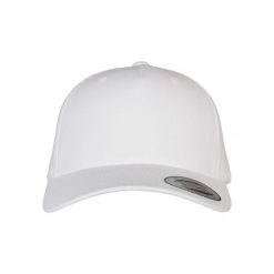 Zakrzywiona czapka snapback Flexfit Yp Classics Premium 5. Białe czapki z daszkiem FLEXFIT, bez wzorów. Za 68.15 zł.