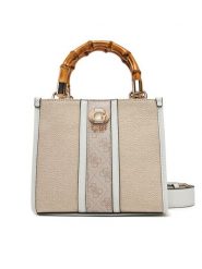 Guess Torebka HWAG93 37770 Écru. Torebki klasyczne Guess, z aplikacjami, z materiału, bez dodatków. Za 329.99 zł.