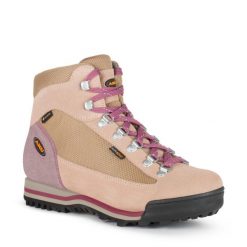 Buty trekkingowe Gore-tex damskie Aku Ultralight. Brązowe buty trekkingowe Aku, z gore-texu, bez zapięcia. Za 449.00 zł.