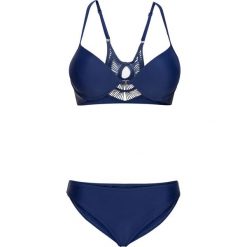 Bikini na fiszbinach (2 części) bonprix niebieski. Bikini marki 4f. Za 89.99 zł.