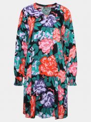 Culture Sukienka letnia Cuvirna 50109702 Fioletowy Relaxed Fit. Fioletowe sukienki Culture, xl, bez wzorów, z wiskozy, bez kołnierzyka, bez ramiączek. Za 219.99 zł.