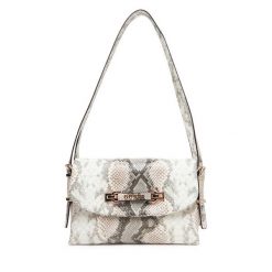 Torebka Guess. Szare torebki klasyczne Guess, z aplikacjami, klasyczne, bez dodatków. Za 399.99 zł.