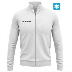 Biała bluza unisex Givova Freetime. Białe bluzy z kapturem Givova, na zimę, m, bez wzorów, z bawełny, bez kaptura. Za 162.99 zł.