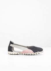 Baleriny skórzane. Szare buty sportowe lifestyle bonprix, bez wzorów, sportowe, bez zapięcia. Za 124.99 zł.