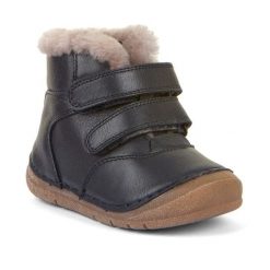 Buty dziecięcie za kostkę Froddo (G2110143). Czarne trekkingi FRODDO, bez wzorów, za kostkę, bez zapięcia, trekkingowe. Za 219.00 zł.
