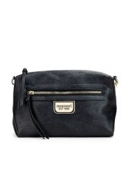 Monnari Torebka TORIMP0-24J-BAG4470-K020D000 Czarny. Czarne listonoszki Monnari, bez wzorów, ze skóry, bez dodatków. Za 109.99 zł.