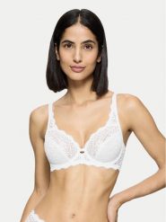Triumph Biustonosz z fiszbiną Amourette 10209574 Biały. Białe biustonosze Triumph, bez wzorów, z syntetyku. Za 129.99 zł.