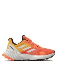 Adidas Buty do biegania Terrex Soulstride Trail Running ID8008 Pomarańczowy. Brązowe buty do biegania adidas, bez wzorów, z materiału, bez zapięcia, do biegania. Za 429.99 zł.