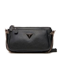 Torebka Guess. Czarne listonoszki Guess, z aplikacjami, bez dodatków. Za 549.99 zł.