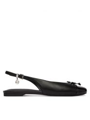 MICHAEL Michael Kors Baleriny Piper Sling 40S6PIFP2L Czarny. Czarne baleriny MICHAEL Michael Kors, bez wzorów, ze skóry, bez obcasa, bez zapięcia. Za 569.99 zł.