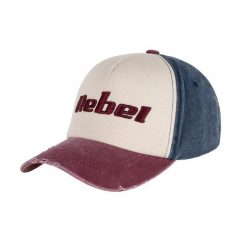 Czapka z daszkiem Rebel Active , kolor niebiesko-purpurowy , rozmiar M. Fioletowe czapki z daszkiem REBEL ACTIVE, bez wzorów, z bawełny. Za 39.00 zł.