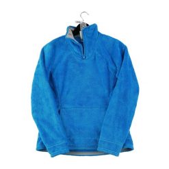 Second life - Kobaltowy polar TNF dla kobiet - Jak nowy. Niebieskie bluzy z polaru The North Face, bez wzorów, z polaru, trekkingowe. Za 135.32 zł.