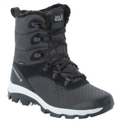 Buty trekkingowe damskie Jack Wolfskin Snowcrawler High Texapore. Czarne buty trekkingowe Jack Wolfskin, na zimę, z materiału, za kostkę, bez zapięcia. Za 1,012.00 zł.
