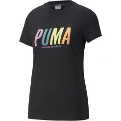 Koszulka treningowa damska Puma Swxp Graphic. Czarne t-shirty sportowe Puma, l, bez wzorów, z materiału, bez ramiączek. Za 215.00 zł.