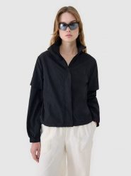 4F Kurtka przejściowa w kolorze czarnym rozmiar: XL. Czarne kurtki 4f, xl, bez wzorów, bez kaptura. Za 95.92 zł.