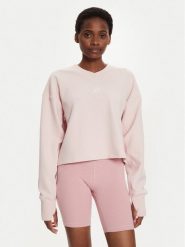 Adidas Bluza ALL SZN IY6832 Różowy Loose Fit. Czerwone bluzy adidas, xs, bez wzorów, z bawełny, bez kaptura. Za 169.99 zł.