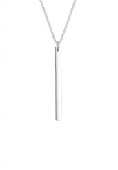 Elli Damski łańcuszek pancerka warstwowy Geo ze srebra próby 925 Sterling Silver Naszyjniki 1 ct. Szare łańcuszki Elli, z materiału, srebrne. Za 208.99 zł.