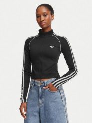 Adidas Bluza Essentials 3 Stripes Seamless Tracktop KX8420 Czarny Slim Fit. Czarne bluzy adidas, xl, bez wzorów, z syntetyku, bez ramiączek, bez kaptura. Za 239.99 zł.