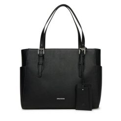 Torebka Gino Rossi. Czarne torebki klasyczne Gino Rossi, bez wzorów, klasyczne, bez dodatków. Za 299.99 zł.