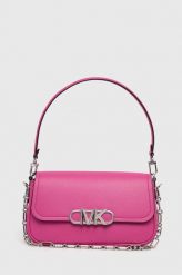 MICHAEL Michael Kors torebka skórzana kolor różowy. Czerwone listonoszki MICHAEL Michael Kors, bez wzorów, bez dodatków. Za 2,329.90 zł.