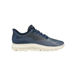 Buty sportowe damskie Geox Spherica Plus. Niebieskie buty treningowe Converse, z aplikacjami, z materiału, bez zapięcia, trekkingowe. Za 417.50 zł.