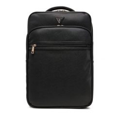 Plecak Guess. Czarne plecaki Guess, z aplikacjami, bez dodatków. Za 579.99 zł.
